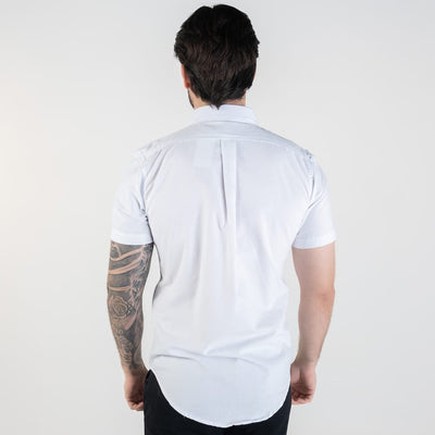 Camisa Hombre Blanca Manga Corta Clasica - Norva Select