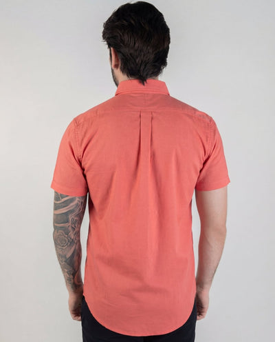 Camisa Hombre Coral Manga Corta - Norva Select
