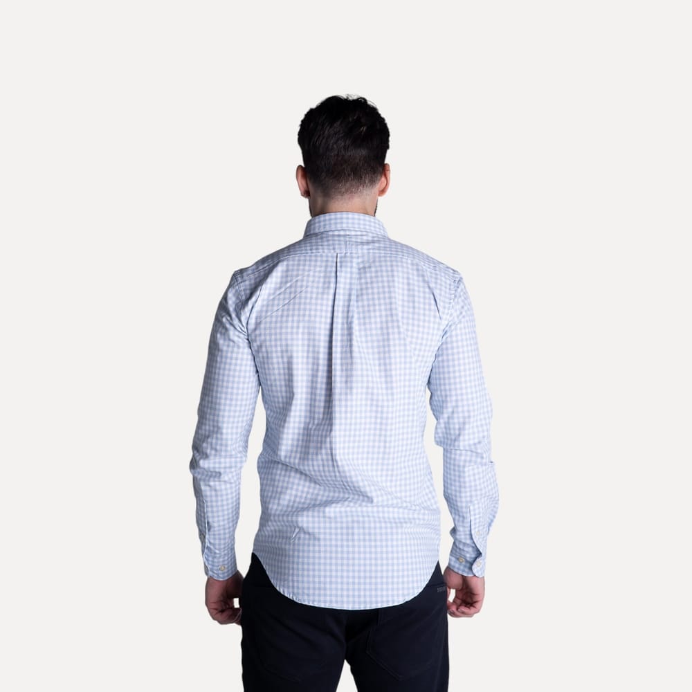 Camisa Hombre Cuadros Azules Grandes - Norva Select