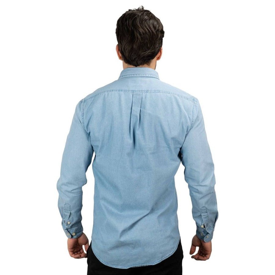 Camisa Hombre Indigo Claro (Jean) - Norva Select