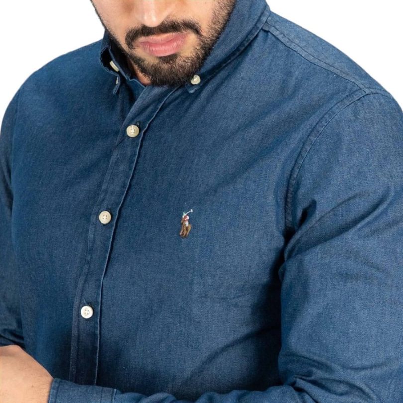 Camisa Hombre Indigo (Jean) - Norva Select