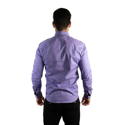 Camisa Hombre Lila Clásica - Norva Select