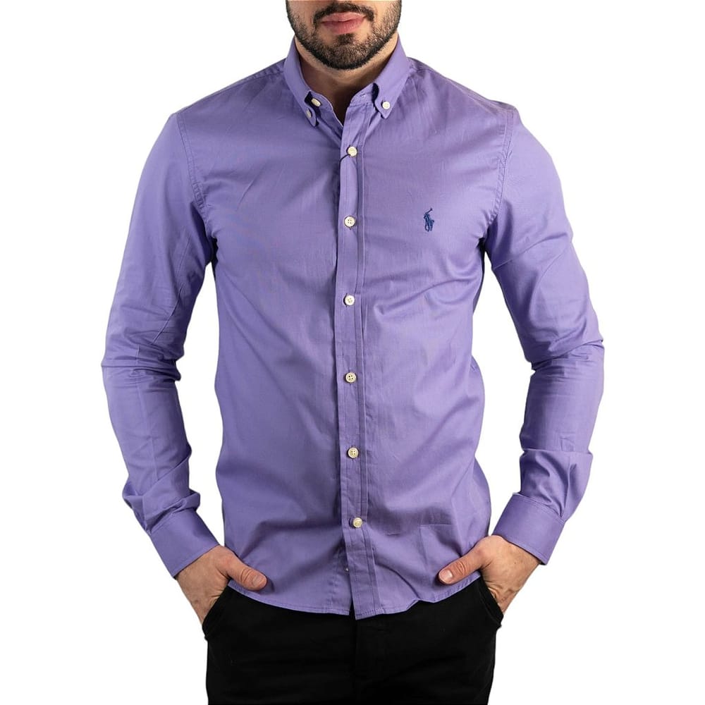 Camisa Hombre Lila Clásica - Norva Select