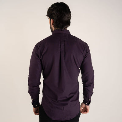 Camisa Hombre Morada Clásica - Norva Select