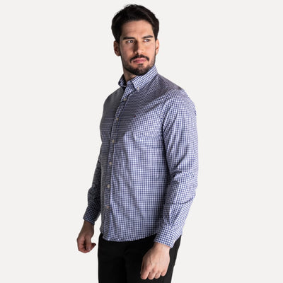 Camisa Hombre Oscura a Cuadros TM - Norva Select