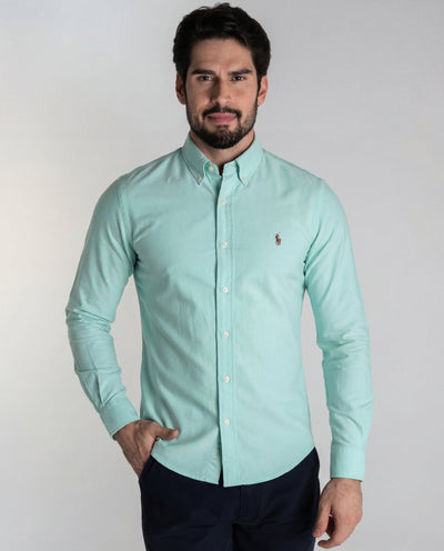 Camisa Hombre Rain Aguamarina - Norva Select