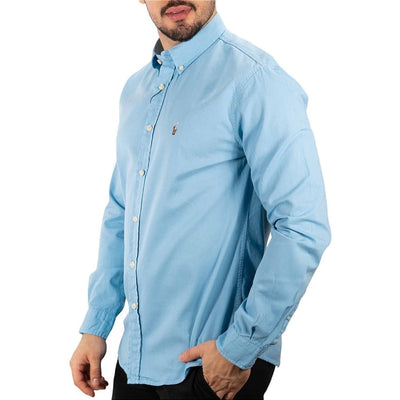 Camisa Hombre Rain Azul Marino - Norva Select