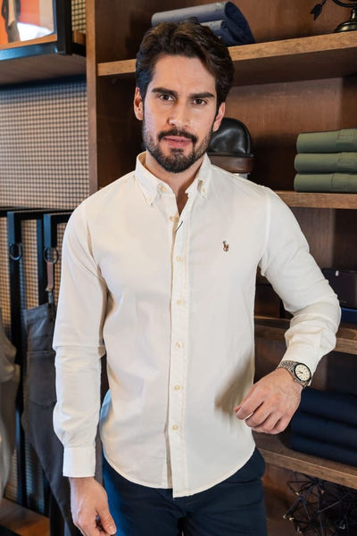 Camisa Hombre Rain Blanca - Norva Select