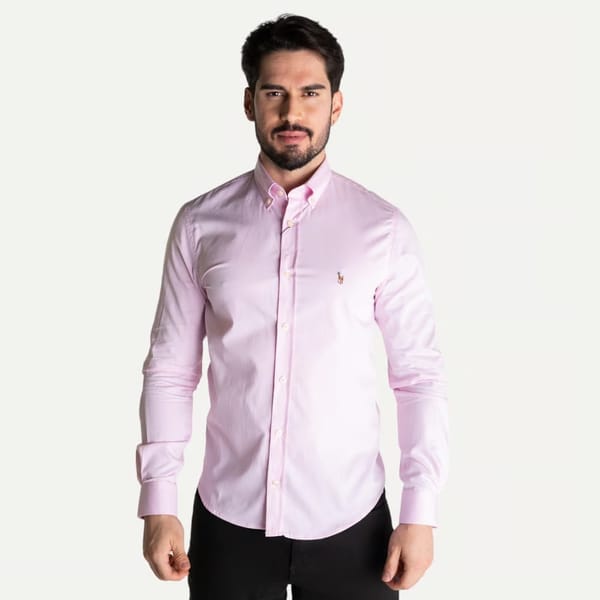 Camisa Hombre Rain Rosada - Norva Select