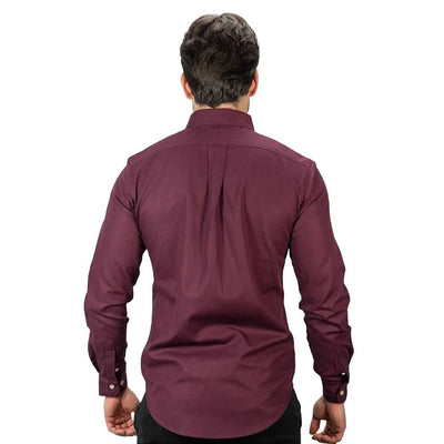 Camisa Hombre Rain Vinotinto - Norva Select