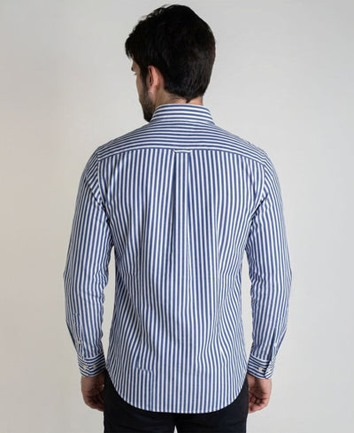 Camisa Hombre Rayas Azules TM - Norva Select