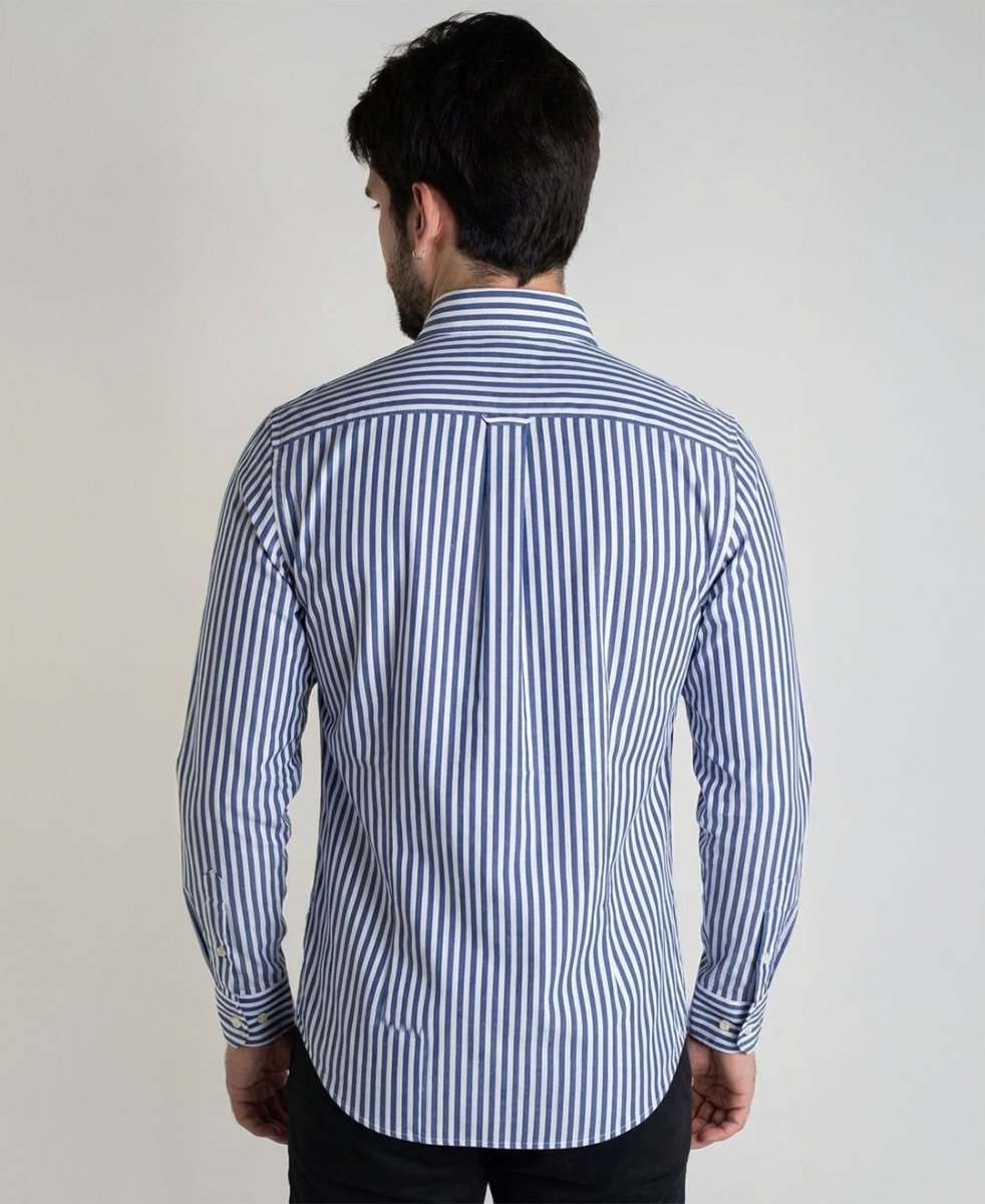 Camisa Hombre Rayas Azules TM - Norva Select