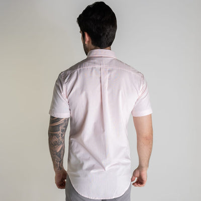 Camisa Hombre Rosada Manga Corta Rain - Norva Select