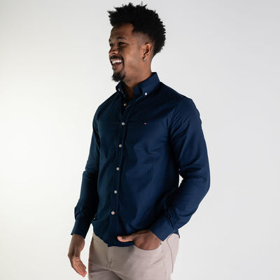 Camisa Hombre TM Azul Oscura - Norva Select