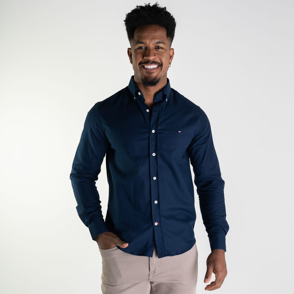 Camisa Hombre TM Azul Oscura - Norva Select