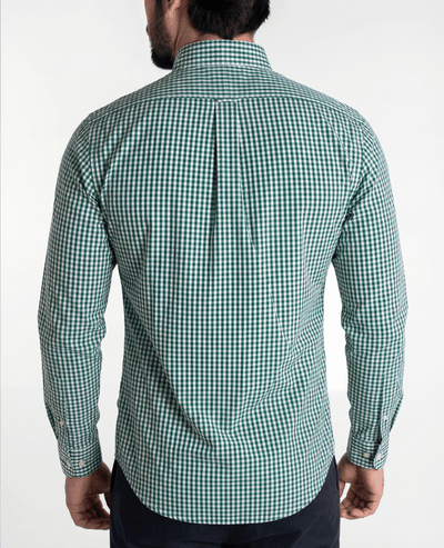 Camisa Hombre Verde A Cuadros - Norva Select