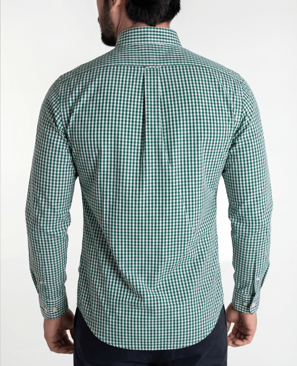 Camisa Hombre Verde A Cuadros - Norva Select