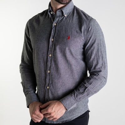 Camisa Negra Lino - Norva Select
