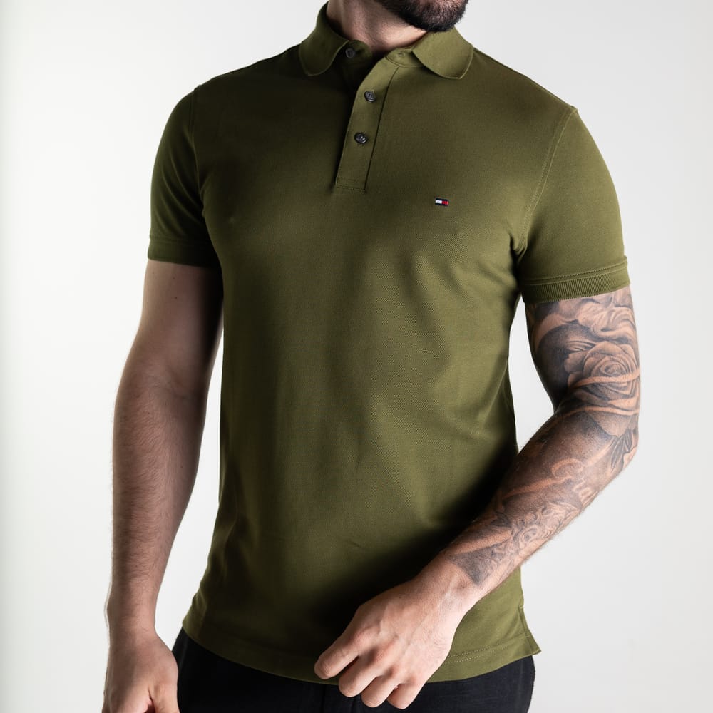 Camiseta Tipo Verde Militar TM