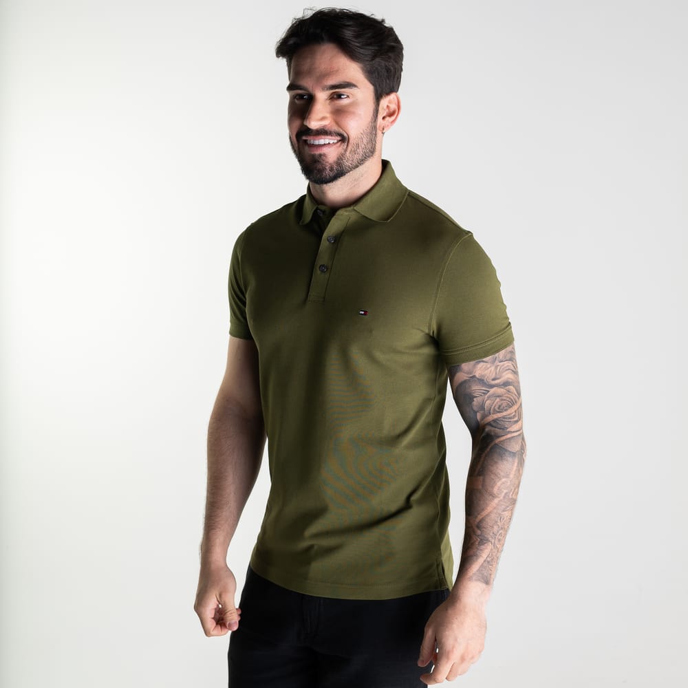 Camiseta Tipo Verde Militar TM