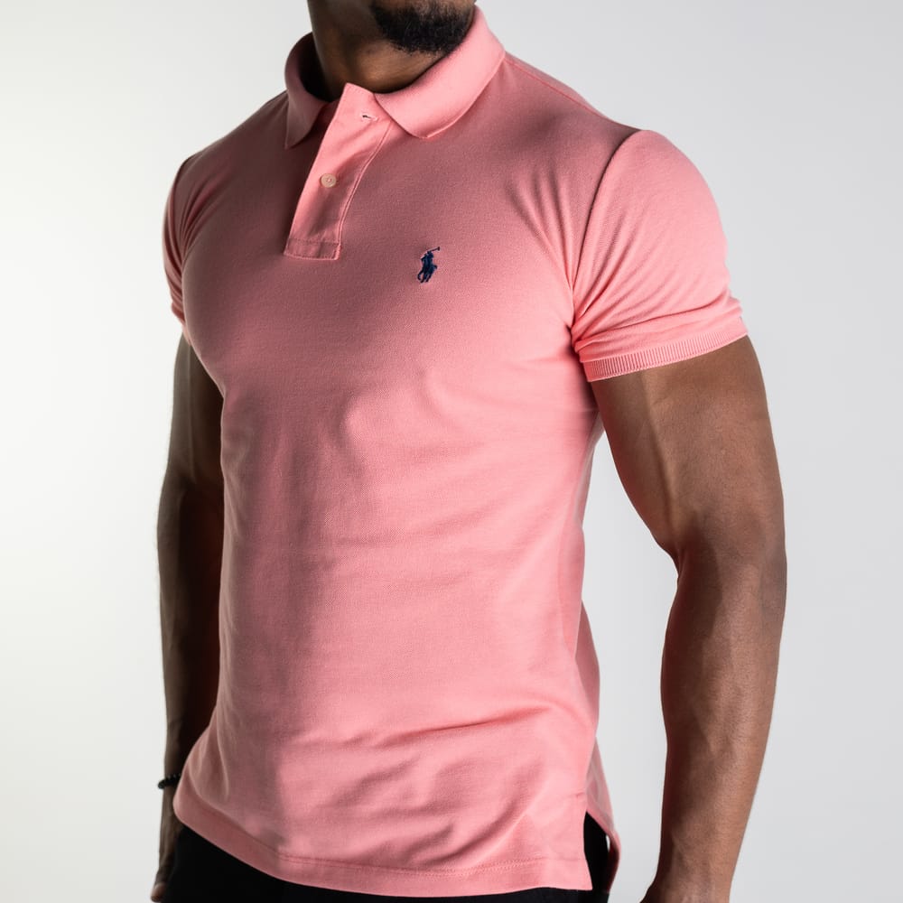 Camiseta Tipo Polo Salmon Clasica