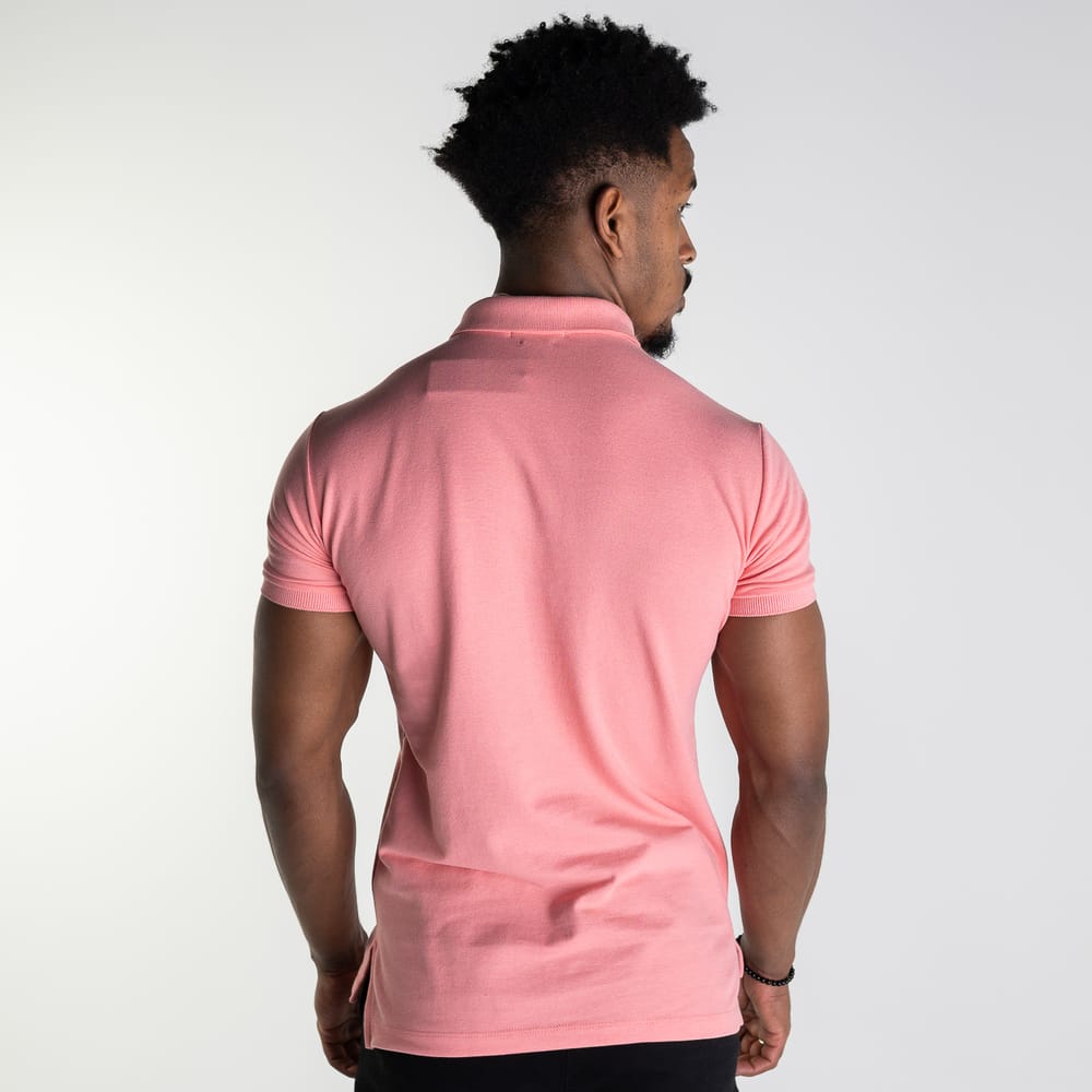 Camiseta Tipo Polo Salmon Clasica