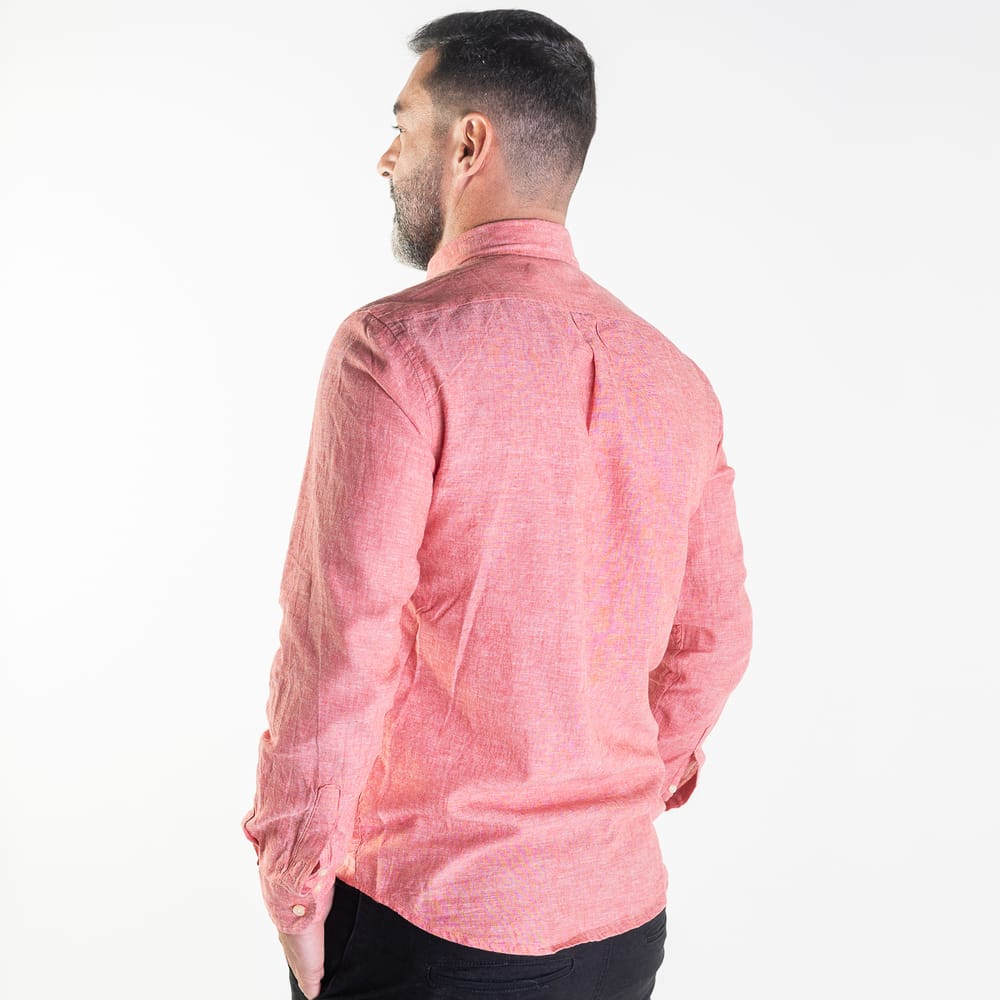 Camisa Roja Lino