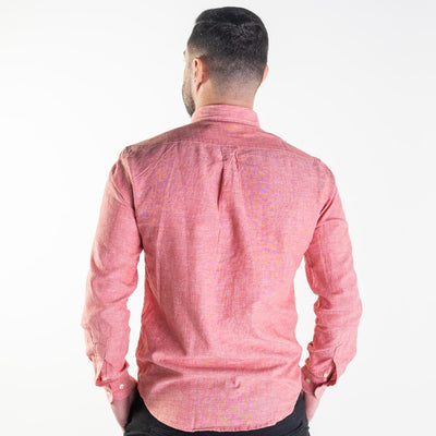 Camisa Roja Lino - Norva Select