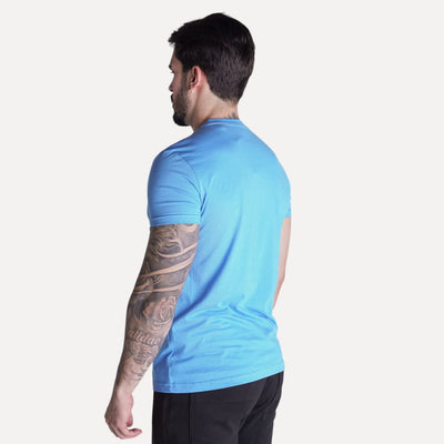Camiseta Basica Azul Cielo Clasica - Norva Select