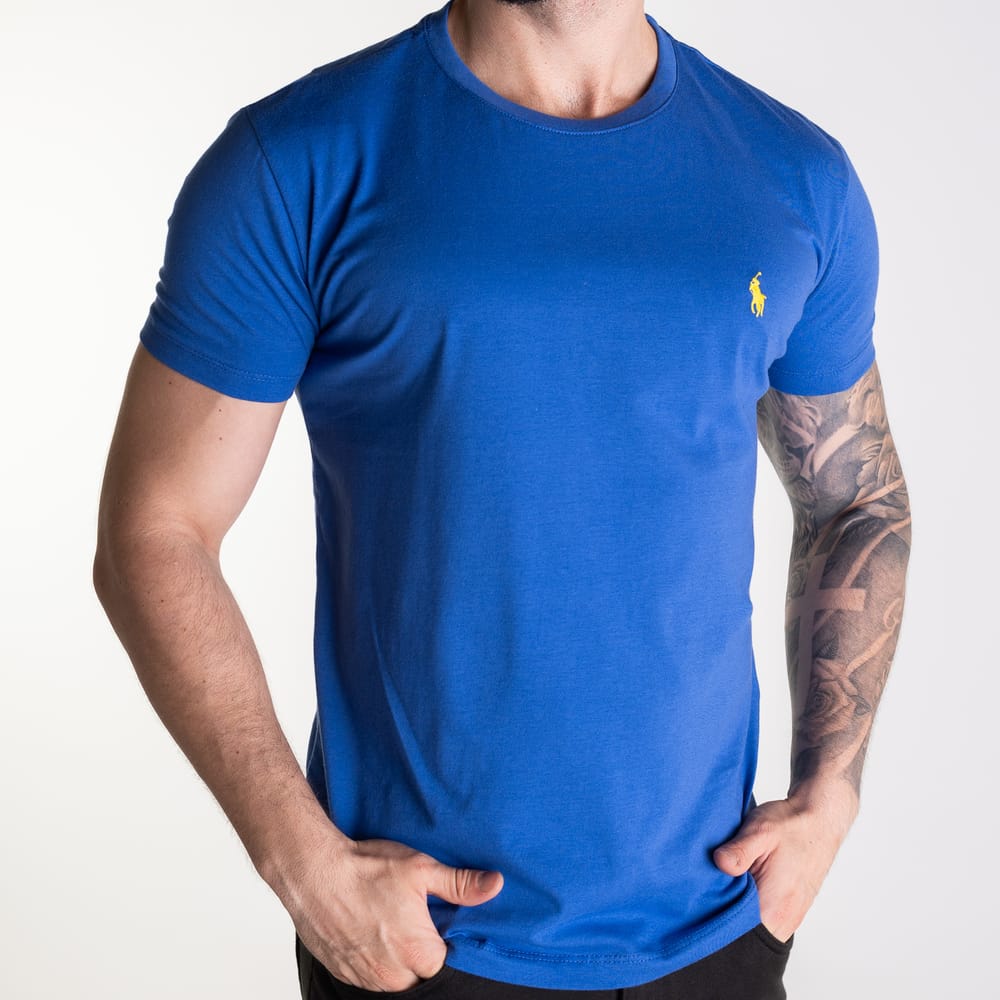 Camiseta Basica Azul rey Clasica - Norva Select