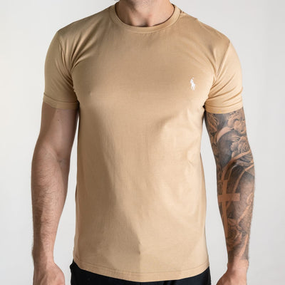 Camiseta Basica Beige Clasica - Norva Select