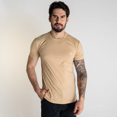 Camiseta Basica Beige Clasica - Norva Select
