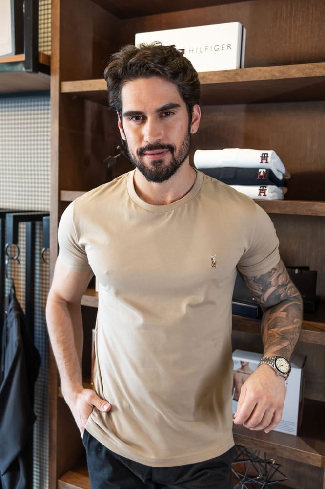 Camiseta Basica Beige Rain - Norva Select