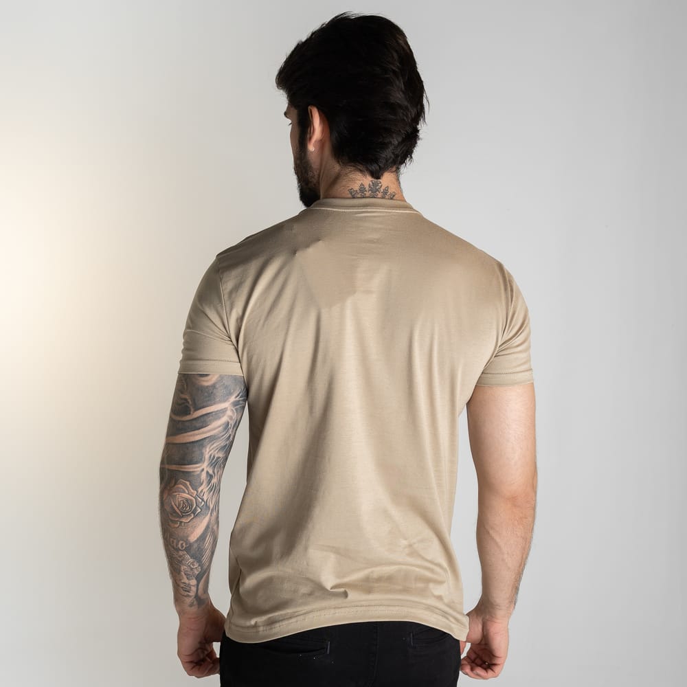 Camiseta Basica Beige Rain - Norva Select