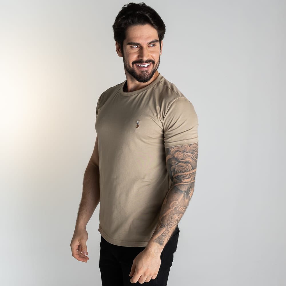 Camiseta Basica Beige Rain - Norva Select