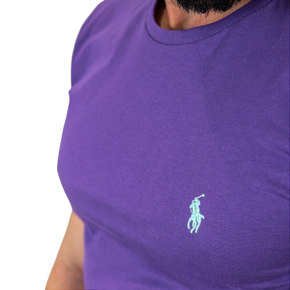 Camiseta Basica Morada Clasica - Norva Select