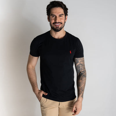 Camiseta Basica Negra Clasica - Norva Select
