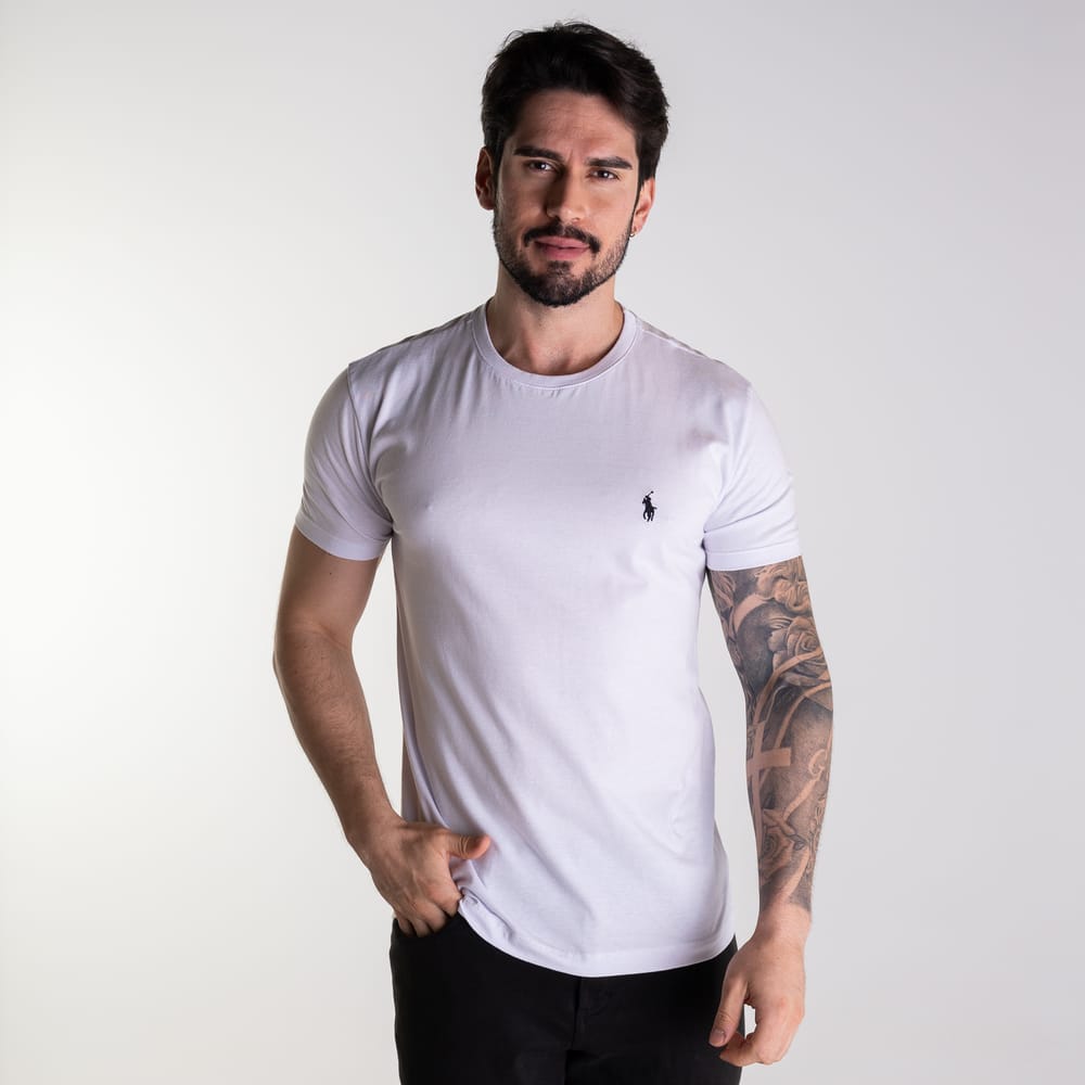 Camiseta Basica Blanca Clasica