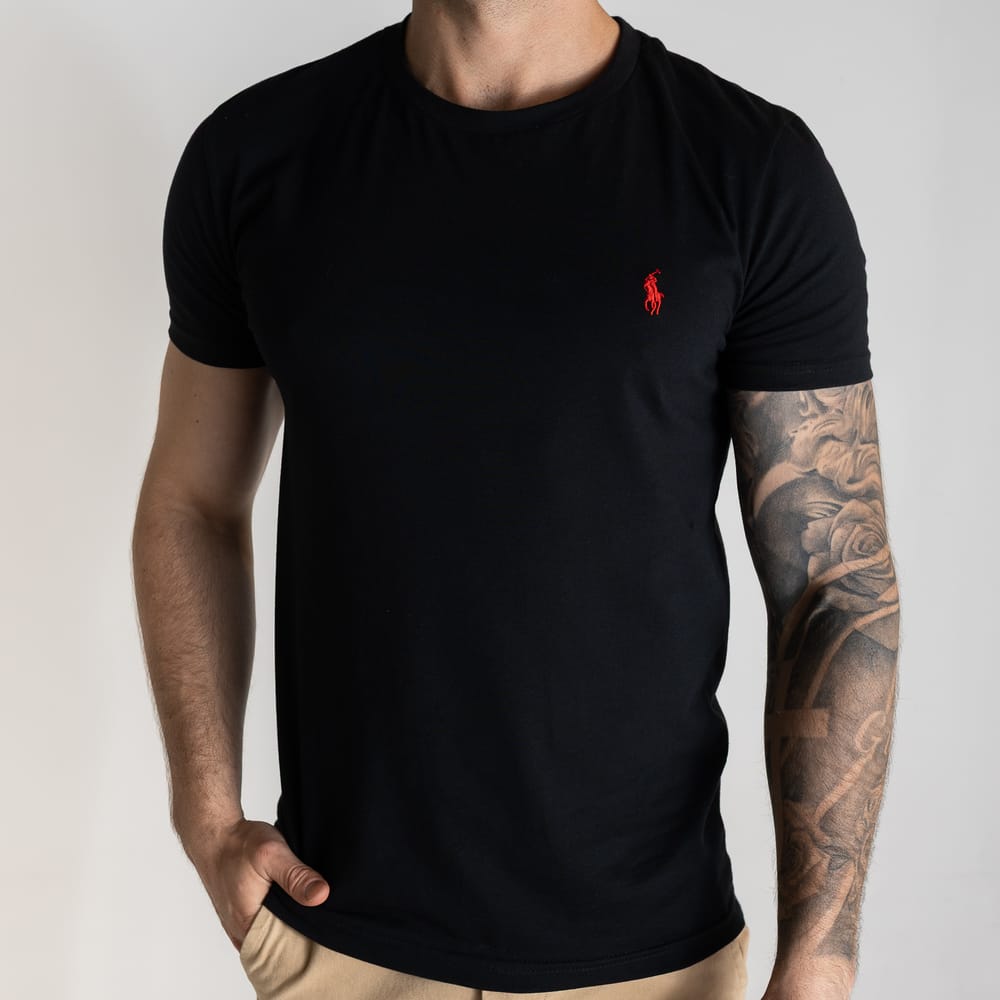 Camiseta Basica Negra Clasica