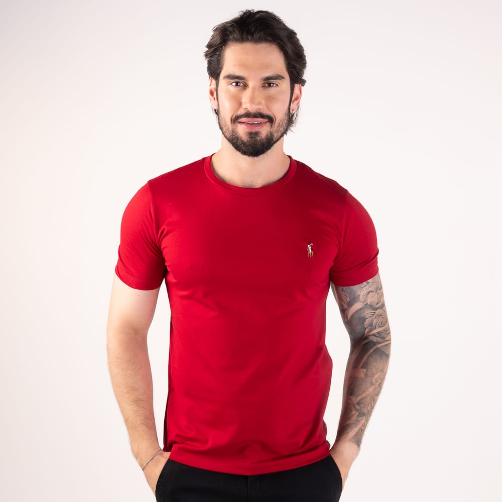 Camiseta Basica Roja Rain - Norva Select