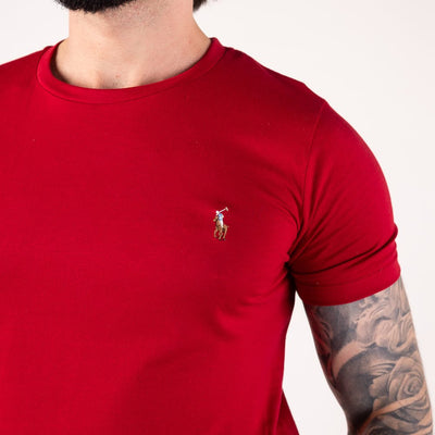 Camiseta Basica Roja Rain - Norva Select