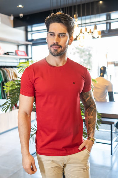 Camiseta Basica Roja TM - Norva Select