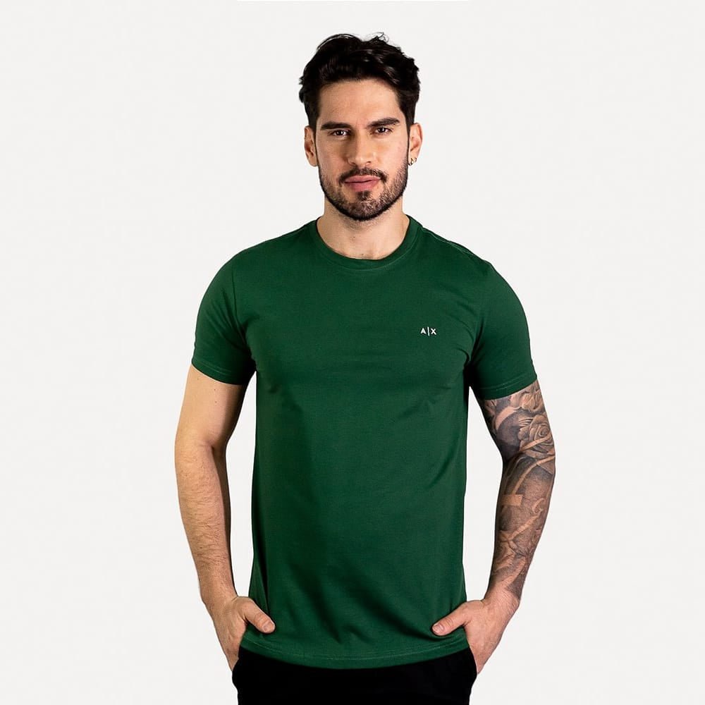 Camiseta Basica Verde Hoja AIX - Norva Select