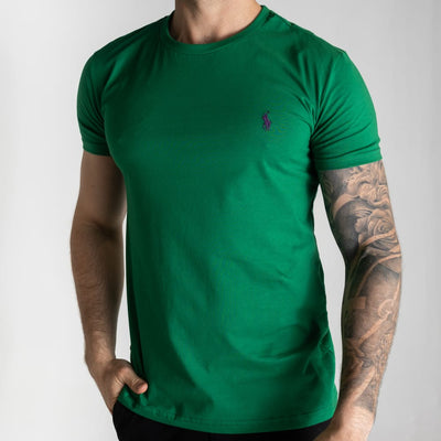Camiseta Basica Verde Hoja Clasica - Norva Select