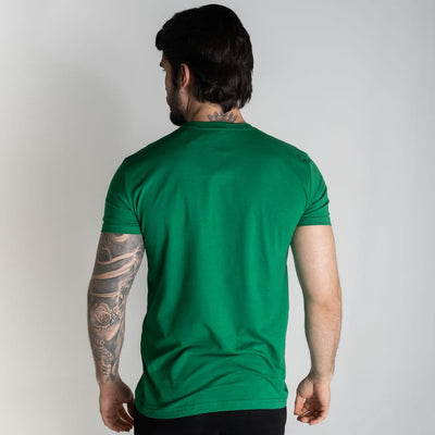 Camiseta Basica Verde Hoja Clasica - Norva Select
