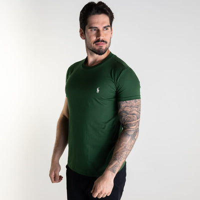 Camiseta Basica Verde Pino Clasica - Norva Select