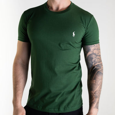 Camiseta Basica Verde Pino Clasica - Norva Select