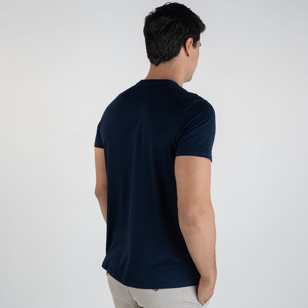Camiseta Basica Azul Oscuro LC