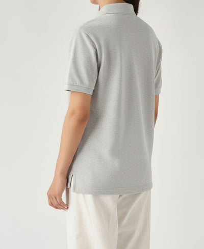 Camiseta Polo Pique Mujer Gris - Norva Select