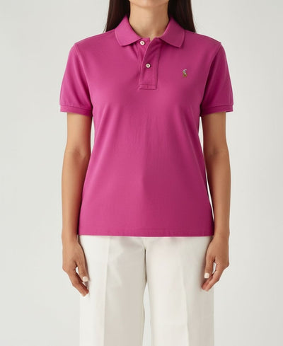 Camiseta Polo Pique Mujer Lila - Norva Select